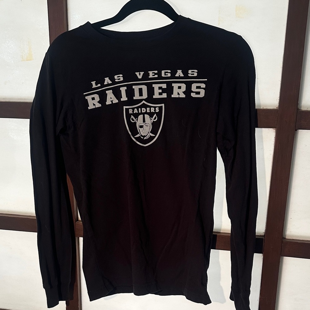 NFL Las Vegas Raiders Black Long Sleeve Tee
